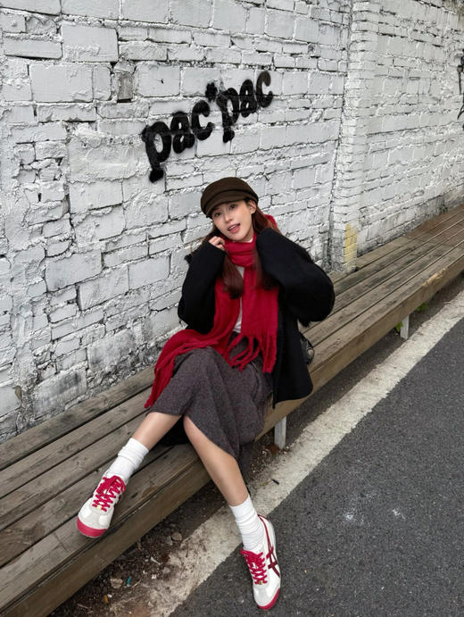 点此购买 亚瑟士鬼冢虎MEXICO 66马年限定男女款休闲鞋 98 340373 商品图2