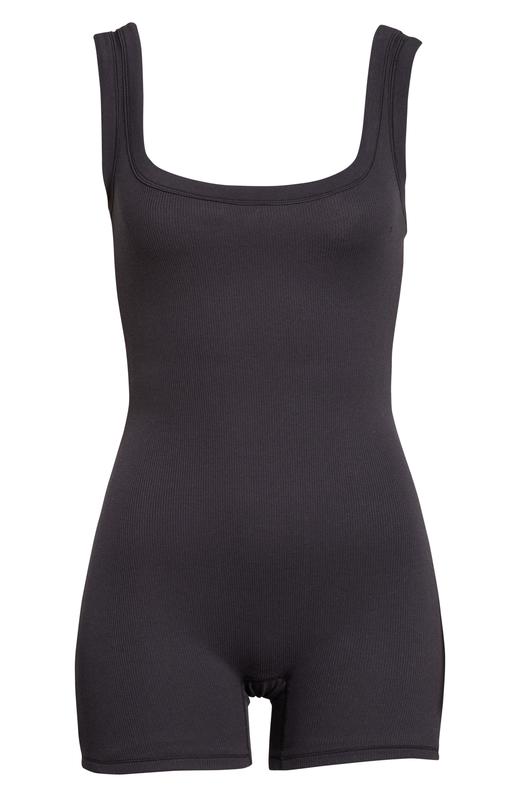 好折！SKIMS 弹力螺纹U领背心连体衣 透气贴身超舒适 原价￥800，现在￥450直邮到手 商品图4