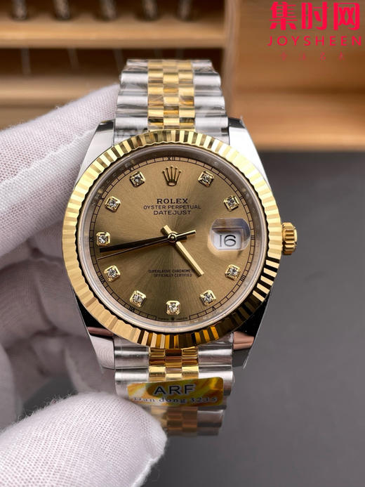 ARF劳力士日志型36mm 间金金盘 丹东3235机 五珠链 904L钢 男士腕表 商品图1