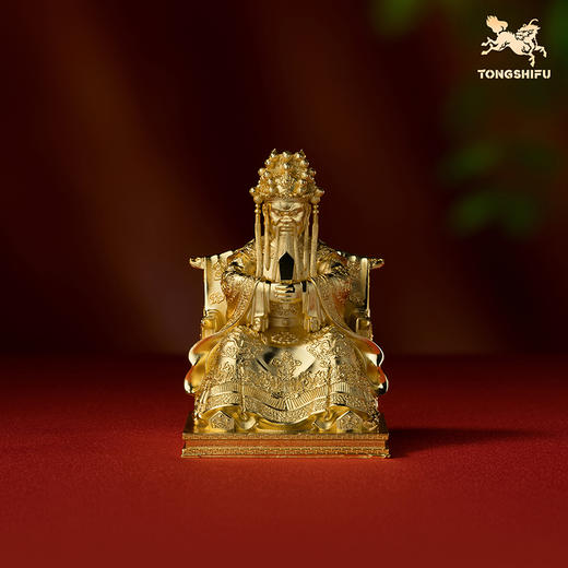 铜师傅 见微系列《威德广济龙王爷》客厅桌面铜菩萨摆件工艺品 商品图2