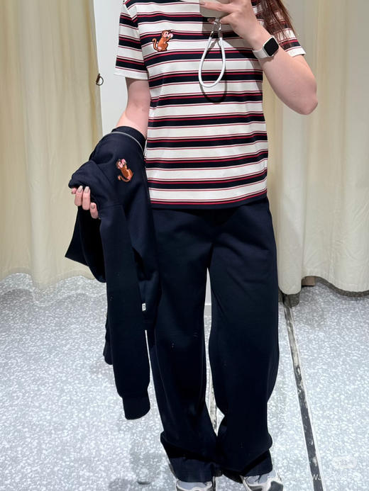 126-3排他性独家圆正 小禾 马上封侯 羊毛复合针织布 高密薄绒 开衫外套/直筒裤/半身裙 商品图6