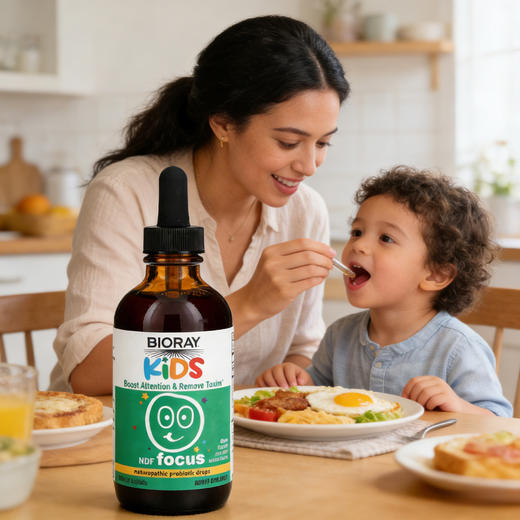 Bioray NDF Focus儿童提高注意力和清洁草本滴剂118ML 商品图1