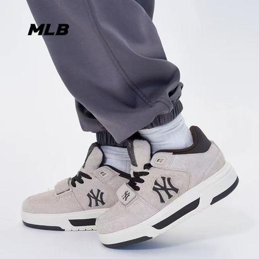 MLB情侣韩系撞色时尚复古高帮厚底增高学长鞋2026秋冬新款3ASXH015N 商品图1