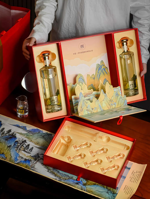 中国四大名酒之一 泸州老窖 重磅礼盒来袭，再赠豪华八件套🎁✅ 总厂直出，一盒一码，保真溯源 商品图12