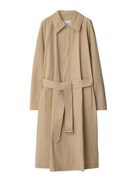 【超惠秒】BURBERRY 博柏利 男士 沙米色原色防风全棉风格长款风衣外套 8087611