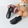经典鲨2026年春季专柜新品黑色羊皮革系带软底单鞋小皮鞋女KW57-617011 商品缩略图2