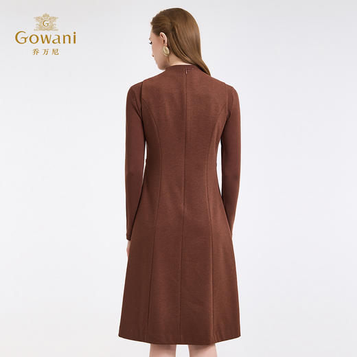 乔万尼秋冬格调氛围感无袖收腰背心连衣裙ED4E750 商品图4