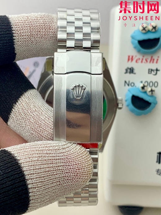 ARF劳力士日志型41mm 水泥灰 灰盘钻面 丹东3235机 五珠链 904L钢 男士腕表 寓意非常好：灰钻（会赚） 商品图4