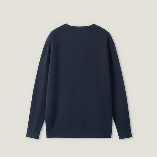 KINGDEER/KD 秋冬新款男式长袖套头圆领羊绒衫L805689鹿王 商品图7