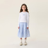 马克珍妮田园少女 女童纯棉荷叶边半裙2026年春装新款560167 商品缩略图1