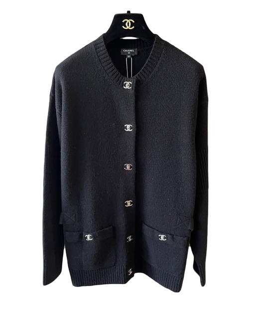 女款N5扣长款针织开衫毛衣he025 商品图0