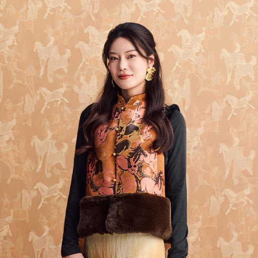 亲子装 年服 大展鸿图马甲 商品图4