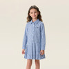 马克珍妮Miu系学院女童条纹衬衫裙2026年春装新款560290 商品缩略图3
