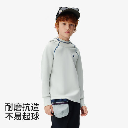 【莫代尔】英氏儿童卫衣男童长袖上衣春秋新款连帽卫衣休闲户外百搭长袖上装 商品图3