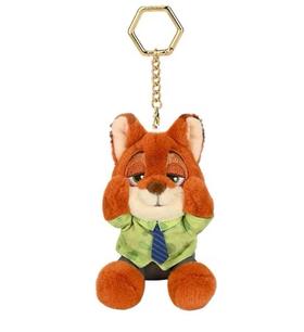 KZ1852 高10cm 迪士尼疯狂动物城尼克贴贴挂件HWJD4997