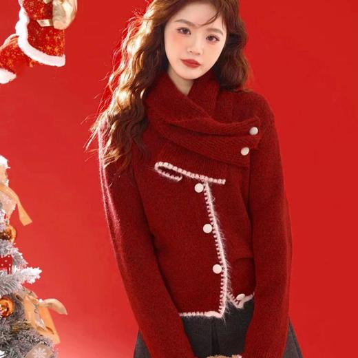 【新年预售：2月24日开始发货】新年战服【LPIUTY 新年红运两件套针织开衫】（3-7天发货） 商品图0