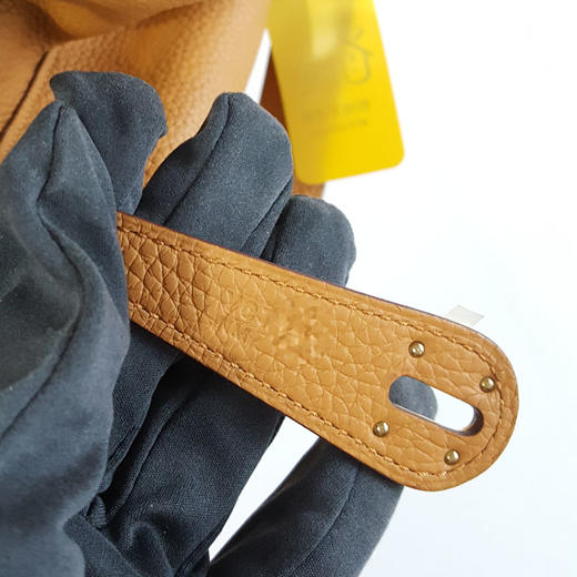 【95新】Hermes爱马仕饼干色金扣Lindy 26手提单肩包女士  240126JJ05 商品图9