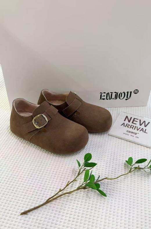 【门店同款】ENJOY冬季真毛垫全包博肯鞋 168795468 商品图1