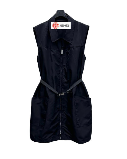 女款尼龙腰带背心裙he020 商品图0