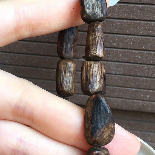【青山特惠】沉水 文莱沉香 随型野生老料手串 8.8g 16*10mm c5 商品图5
