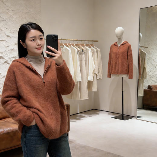 时尚休闲 北美小动物针织开衫 加厚毛衣卫衣外套 ~重磅加厚御寒 商品图1