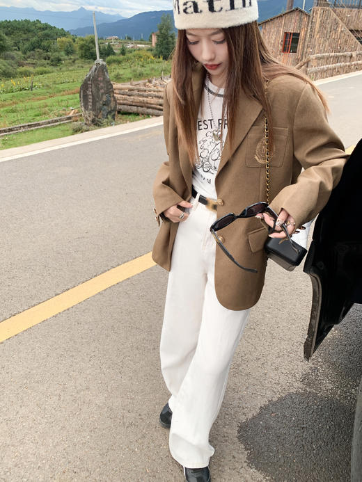 <曾小咸推荐>字母印花长袖T恤 商品图12