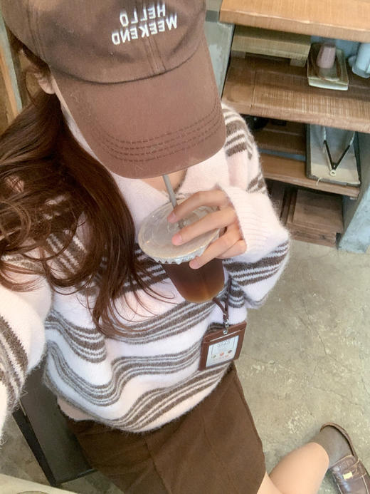 <曾小咸推荐>2.3现货秒杀 ！微信超特价！条纹POLO领针织毛衣 日常169.99 立减80 秒杀89.99！！ 商品图9