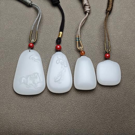 新疆和田玉且末料羊脂玉超白雅致小杂件 126-10 商品图0