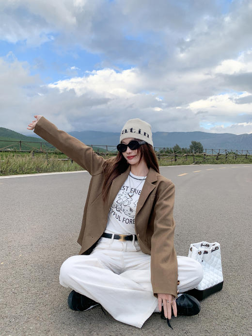 <曾小咸推荐>字母印花长袖T恤 商品图13