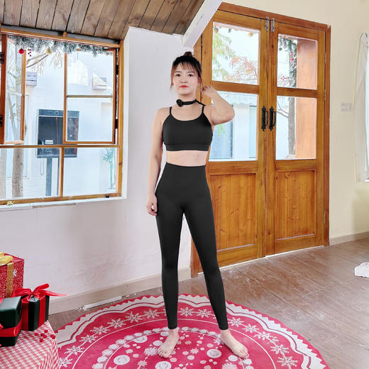 壁虎瑜伽【2601TZ488】蝴蝶美背高弹裸感套装【5天发货】（一体式胸垫） 商品图7