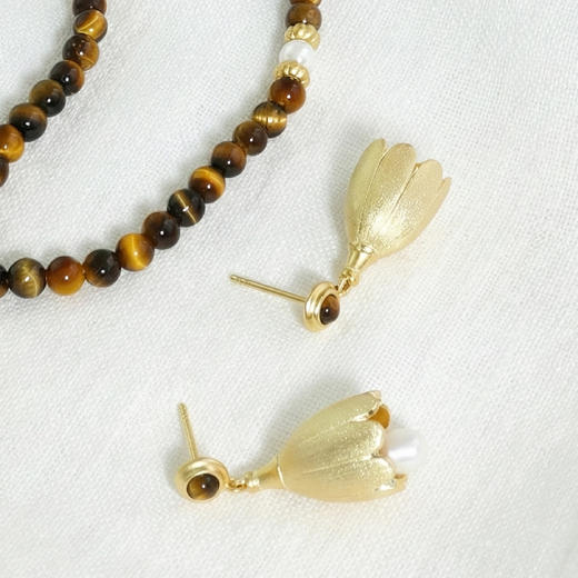 含晖·天然宝石丰铃耳坠 商品图13