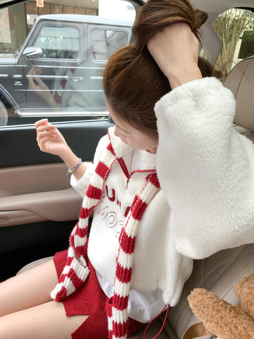 <曾小咸推荐>现货秒杀 ！微信超特价！字母刺绣羊羔毛卫衣 日常179.99 立减90 秒杀89.99！！ 商品图12