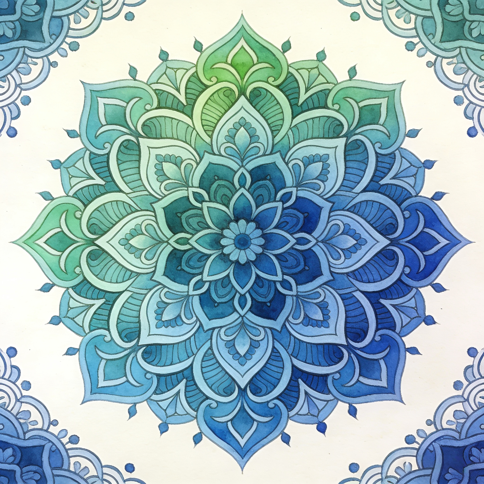 心念专注之《曼陀罗绘画》