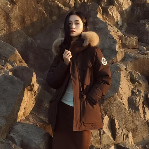 波司登极寒90鹅绒25冬新款羽绒服女男情侣款户外防风保暖工装毛领 商品图6