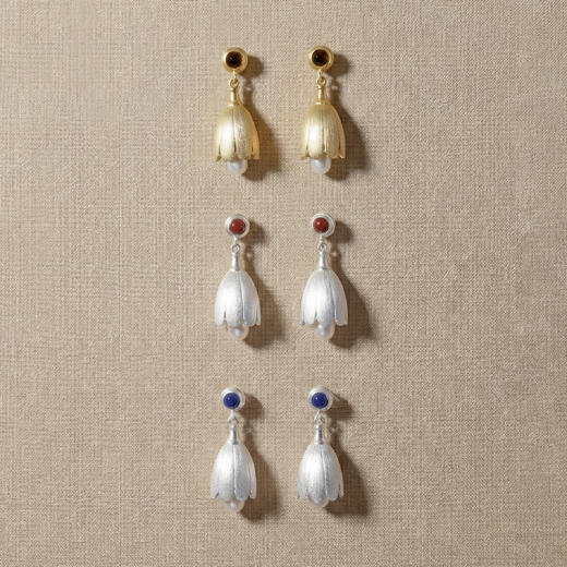 含晖·天然宝石丰铃耳坠 商品图3