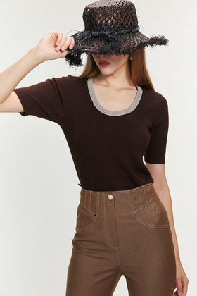 SAFICOO  优雅女人 修身不紧绷毛织衫