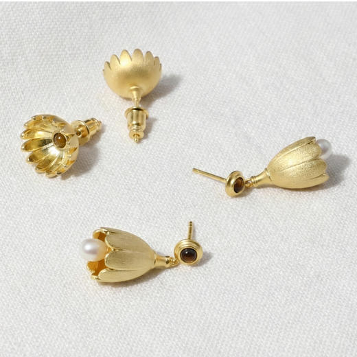 含晖·天然宝石丰铃耳坠 商品图10