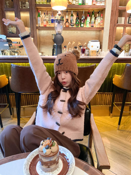 <曾小咸推荐>现货秒杀 ！微信超特价！韩系撞色毛衣开衫 日常199.99 立减110 秒杀89.99！！ 商品图8