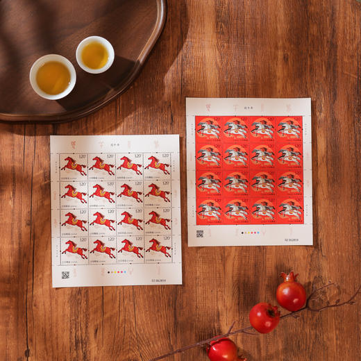 【春节预售2.11-2.23停发】【买赠！】金马送福 马年生肖邮票 大版票/小版票套装，邮政发行、真品保证，宜收藏宜送礼，恭贺2026马到福来！（赠小全张、贺卡、邮资封） 商品图10