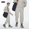 OMG运动 秋冬季分割线束脚裤卫裤男款宽松直筒运动休闲长裤潮流 商品缩略图0