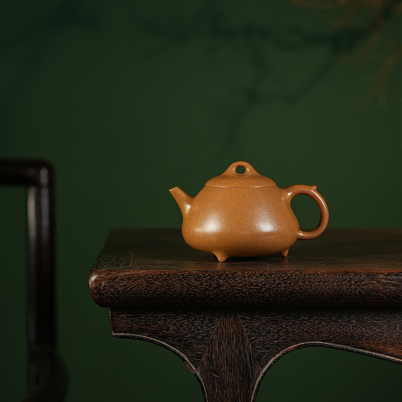 龙德堂陶艺 徐飞制《金权》原矿金砂段 230cc 库存请咨询客服