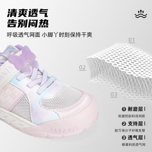 泰兰尼斯春款小童段清爽透气百搭运动鞋T01X4A3971 商品图3