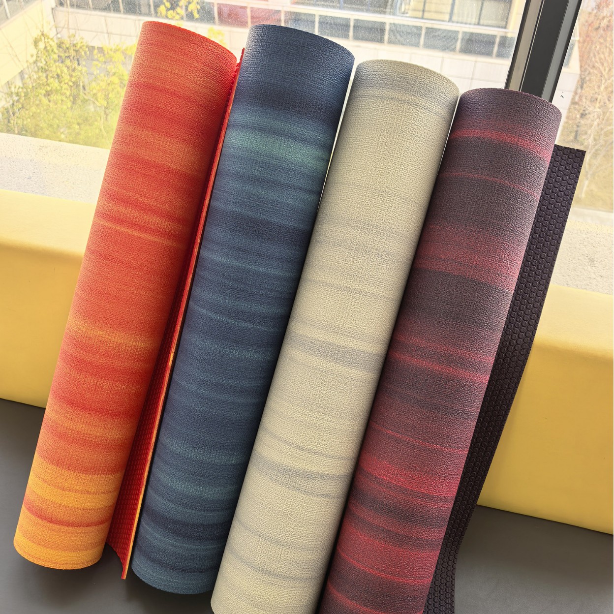 【青蛙同款】高密度彩虹瑜伽垫yoga mat（LOGO定制30张起）