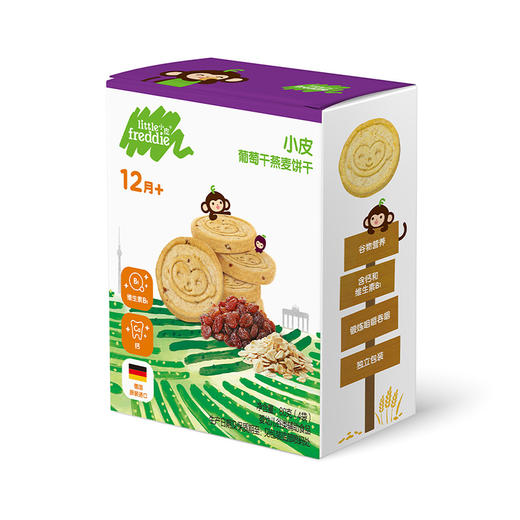 小皮葡萄干燕麦饼干80g 商品图3