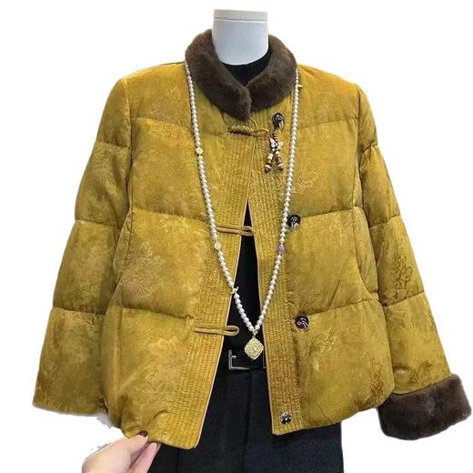 冬季加厚保暖棉服洋气减龄百搭棉衣毛领棉袄CS 商品图4