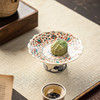 【斗彩高脚盘】中式复古风陶瓷茶点盘家用摆件零食干果盘入宅必备茶几摆台水果盘 商品缩略图4