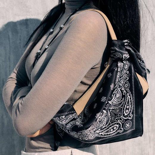 【G24005】alodia.co 桑蚕丝真丝羊毛丝巾方巾 法式复古老钱风高级感RJ136 商品图9