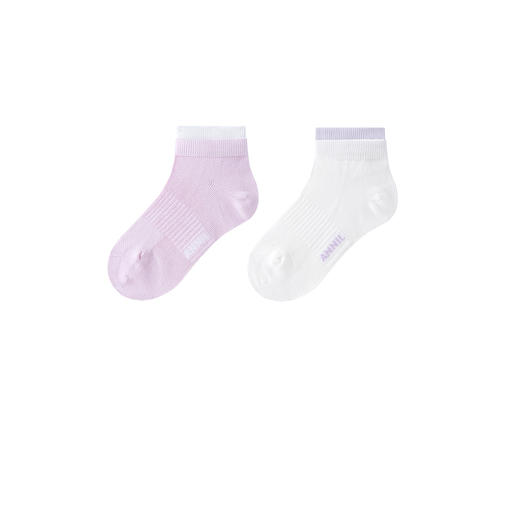 【专区任选2件49元】【实体店同款】女童短袜两双装春季新款安奈儿童装JG617205 商品图4