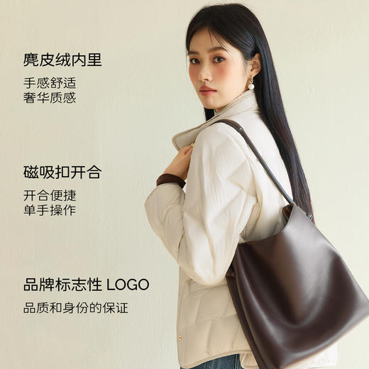 伊芙丽高级感手提包时尚百搭腋下包单肩斜挎包1H26BB0021 商品图2