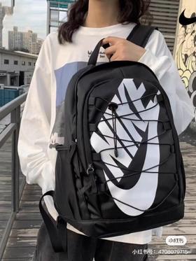 勾子休闲双肩包时尚百搭大容量休闲背包男女同款高中大学生书包电脑包